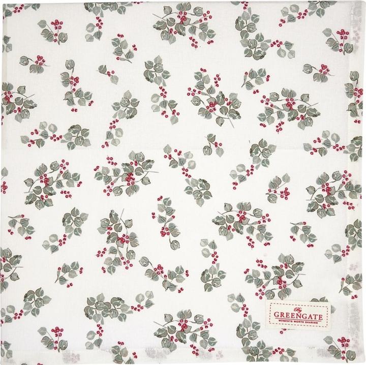 Immagine prodotto Greengate Tovaglia Scarlett bianca 150 x 150 cm (150 x 150 cm)
