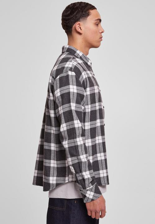 Produktbild Urban Classics Boxy Dark Checked Shirt (L)