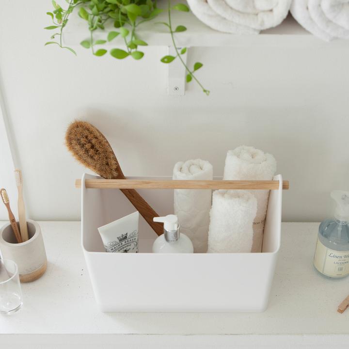 Actual product image Yamazaki Storage basket FAVORI (37 x 21 x 24 cm, 20.21 l)