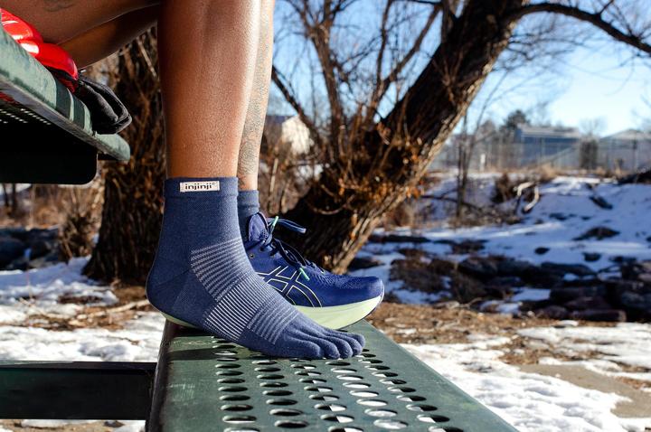Actual product image Injinji Run Lightweight Mini-Crew (45, 46, 47)