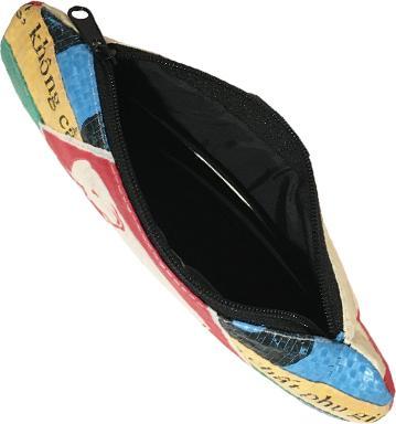 Immagine prodotto Bekos Upcycling - Custodia per occhiali da borse riciclate Patchwork Elephant R