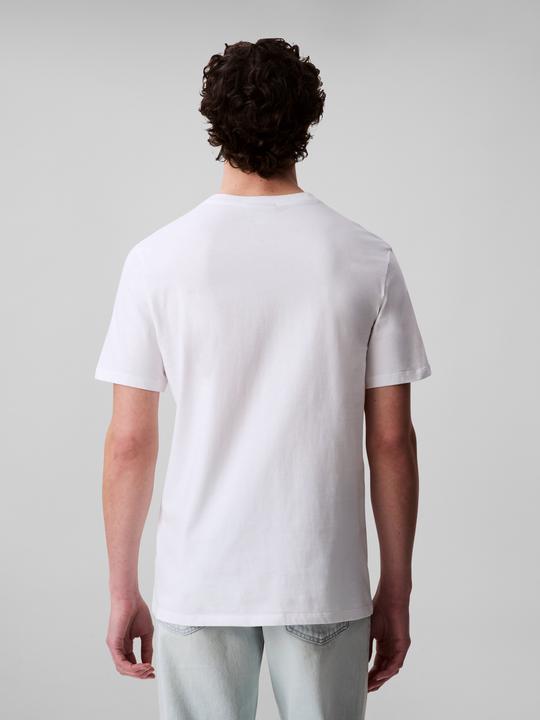 Actual product image Calvin Klein Jeans Ss Smooth Cttn Solid Vneck Tee (L)