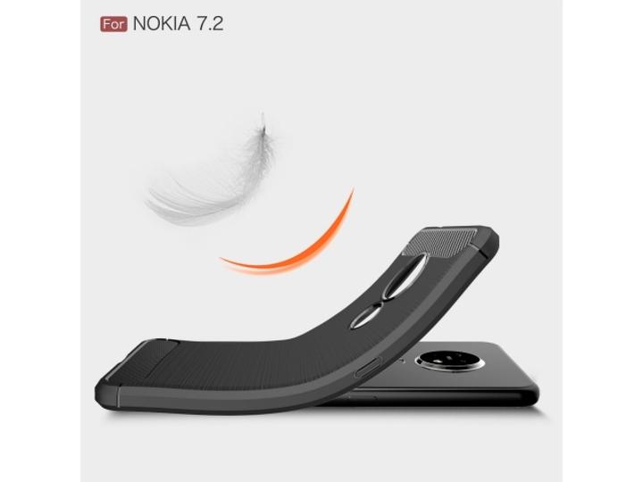 Image du produit Screenguard Étui Nokia 7.2 Carbon Brushed Soft TPU (Nokia 7.2)