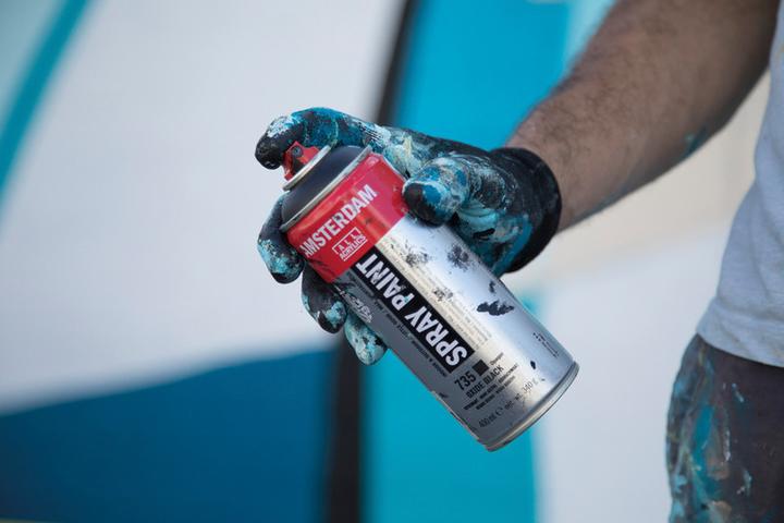 Image du produit Amsterdam Peinture en spray (Jaune primaire, 400 ml)