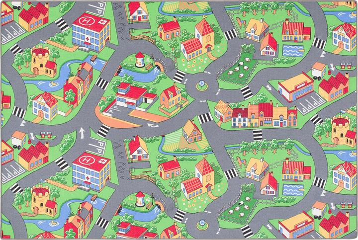 Produktbild Snapstyle Kinder Spiel Teppich Little Village (200 x 200 cm)