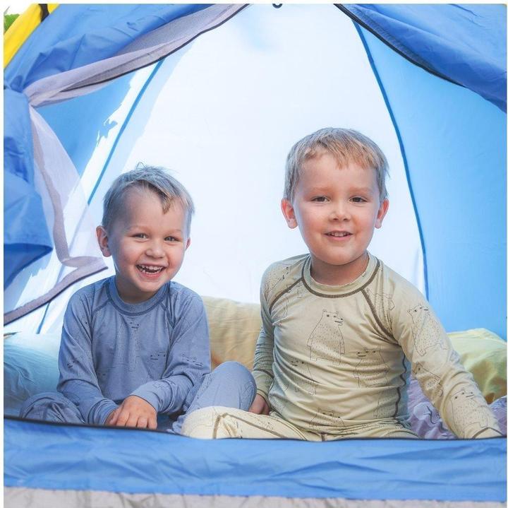 Actual product image Isbjörn Kid's Polarbear Set Baselayer (110)