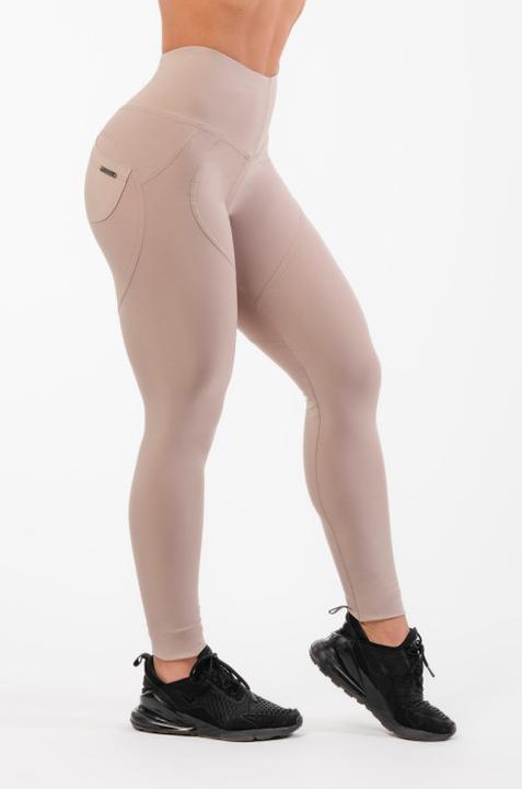 Actual product image Nebbia High Waist & Lifting Effect Bubble Butt Pants 587 cream (L)