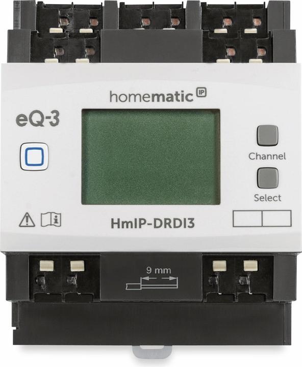 Immagine prodotto Homematic IP Attuatore di regolazione per montaggio su guida top-hat 3-fold (Attuatore dimmerabile)