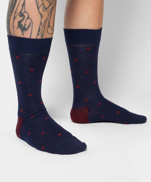 Image du produit DillySocks Sparse Red Dots (Une unité par pack, 36 - 40)