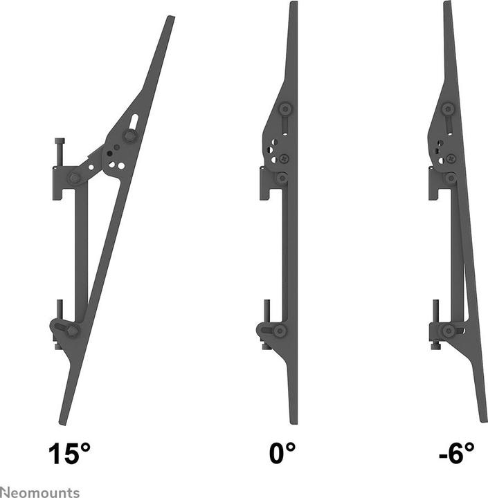 Produktbild Neomounts PRO NMPRO-WMB4 - Klammer - für 4 LCD-Anzeigen - Schwarz - Bildschirmgr (Wand, 55", 30 kg)