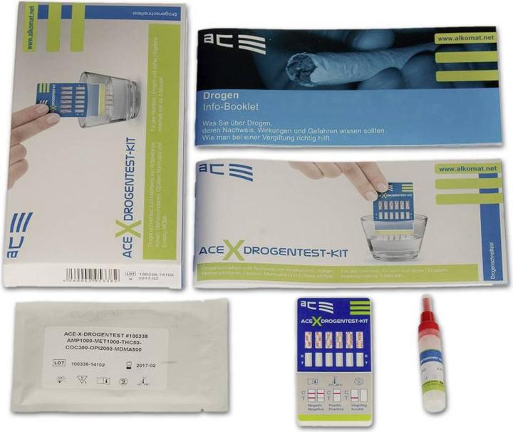 Actual product image Ace X Drug test kit (2 x)