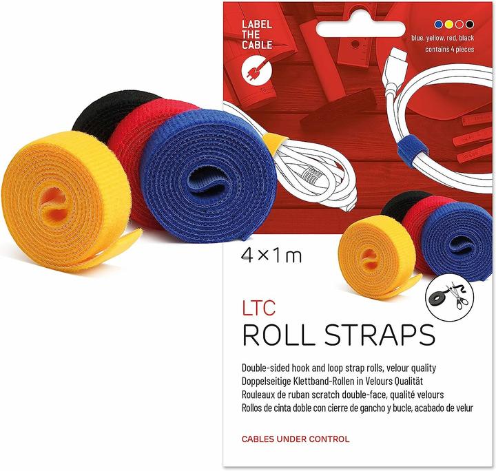 Produktbild Label-the-cable Doppelseitige Klettbandrolle (16 mm)