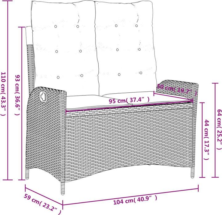 Produktbild VidaXL Jemie (110 cm)