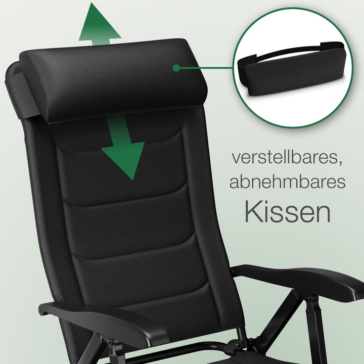 Image du produit Aktivshop Chaise pliante active Camping avec repose-jambes