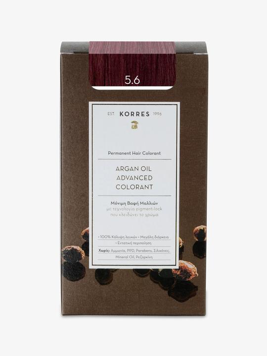 Produktbild Korres Argan Oil Hair Color (5.6 Hellbraun Rot)