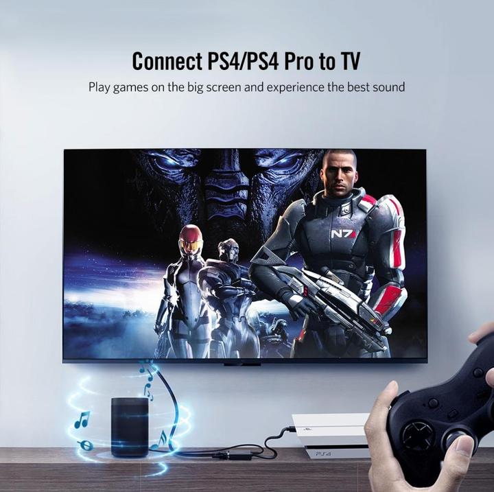 Image du produit Ugreen Adaptateur HDMI vers VGA Convertisseur avec audio (1 m, VGA)