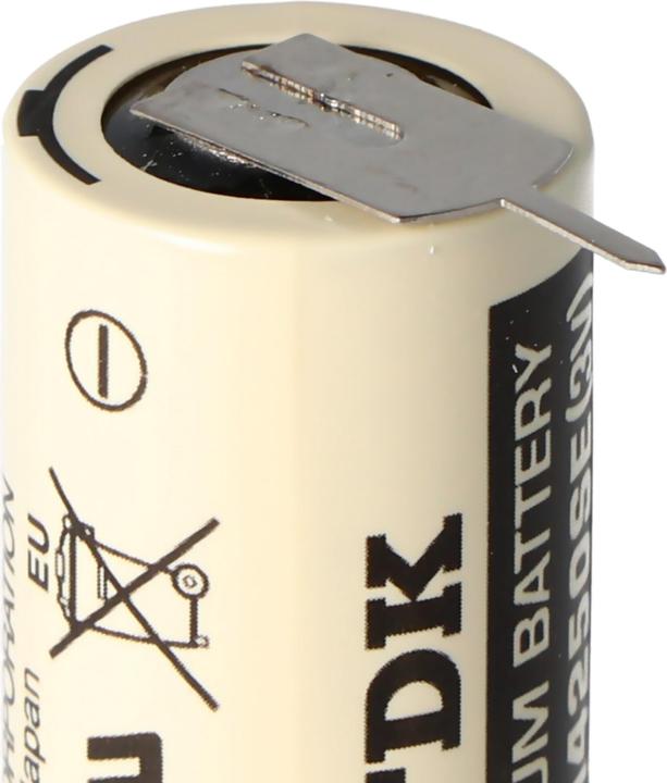 Immagine prodotto FDK Sanyo Lithium Batterie CR14250 SE 1/2AA, IEC CR14250, 3er Print, 7,6mm Rastermass (3 pz., 1/2 AA, 850 mAh)