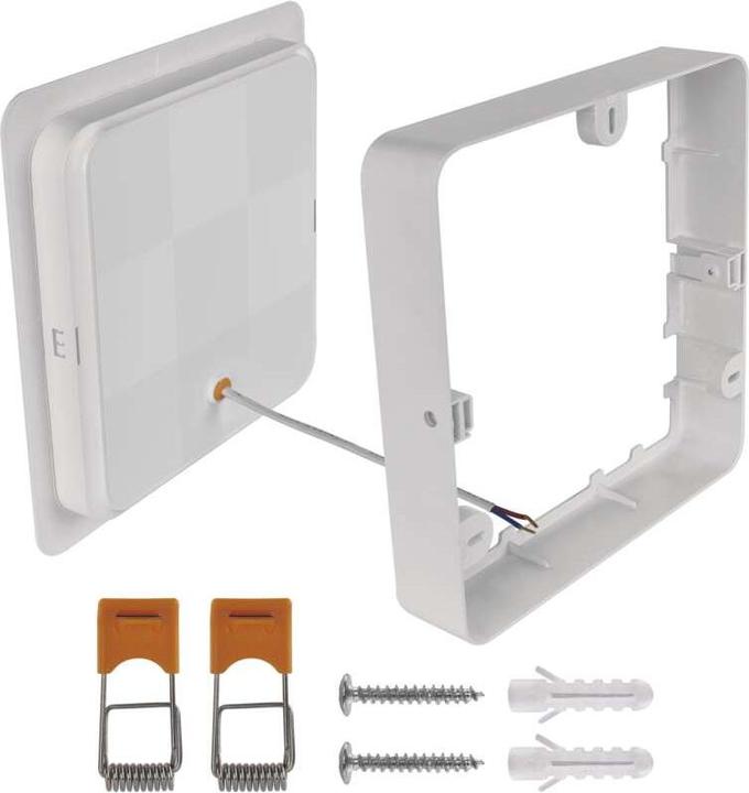 Actual product image Emos Surface-mounted LED light RUBIC, square, white, 24W, neutral white (2400 lm)