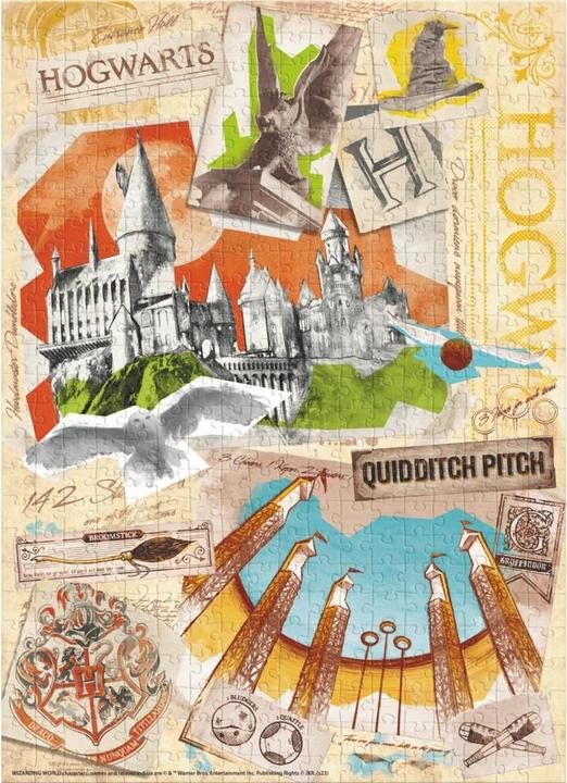 Produktbild Dodo Puzzle Harry Potter: Hogwarts Schule für Hexerei und Zauberei 450 Teile (450 Teile)