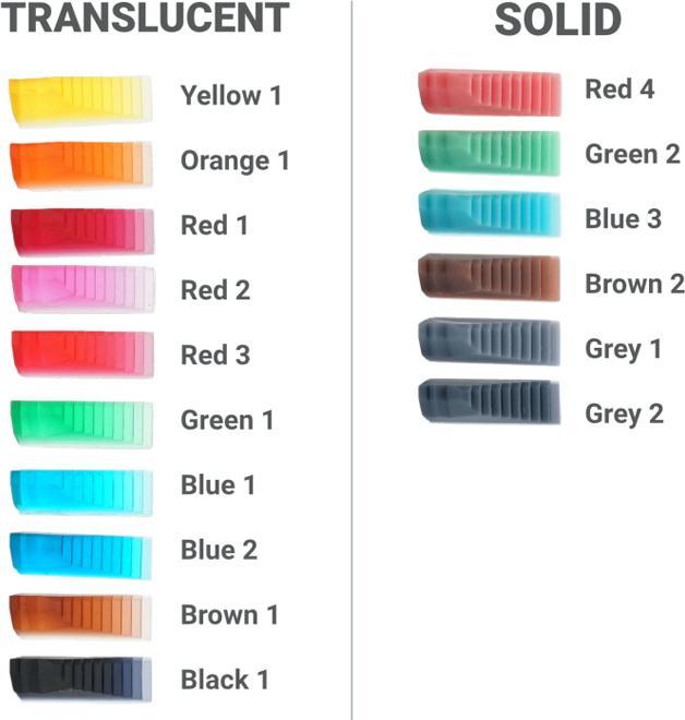 Produktbild 3d-basics BASIC Resin Colorant transparent dark red (Transparent)