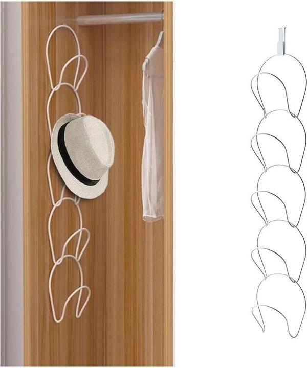 Produktbild Hermex Türgarderobe Türhalterung für Hut Schal Handtasche Hängegarderobe Set