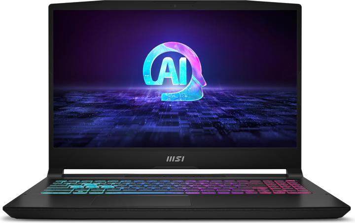Actual product image MSI Katana A15 AI B8VF-451 R7 16 N bk W11H (15.60", AMD Ryzen 7 8845HS, 16 GB, 512 GB, DE)