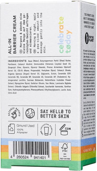 Image du produit Nø Cosmetics Crème barrière tout-en-un (50 ml, Crème 24h)