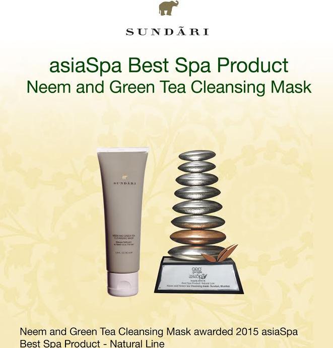 Actual product image Sundari Neem and Green Tea Cleansing Mask for All Skin Types (80 ml)