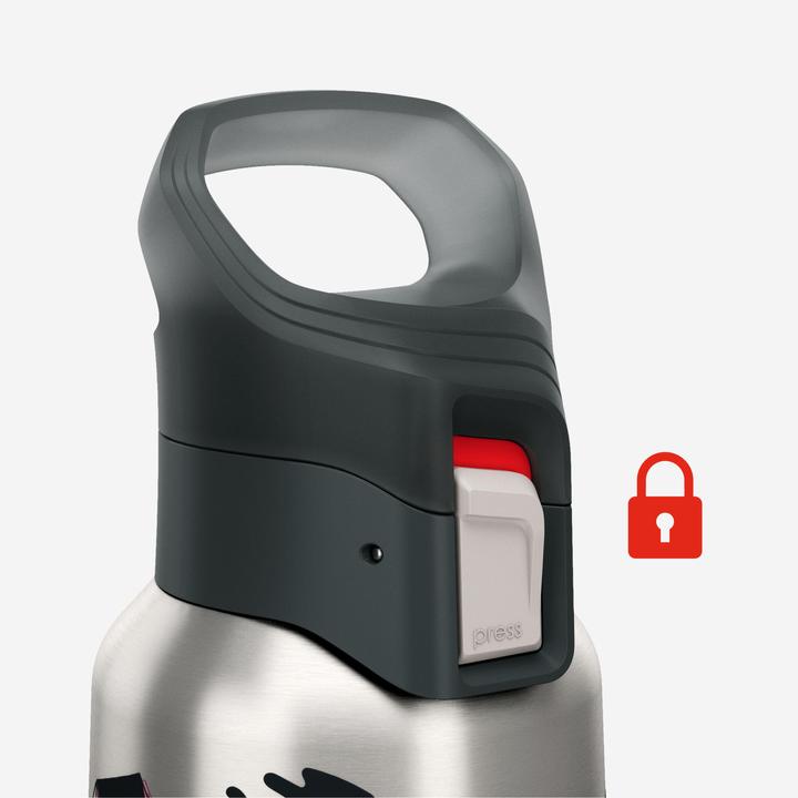 Image du produit Quechua Gourde 900 isotherme inox 0,5L bouchon à ouverture rapide pour la randonnée (0.50 l)