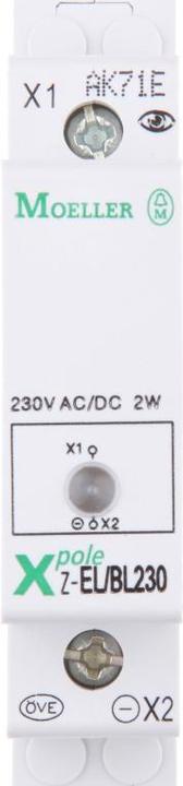 Image du produit Eaton Lampe unique, 230AC/DC, bleu 103131