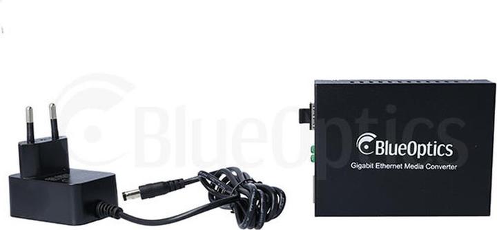 Actual product image BlueOptics Gigabit Ethernet media converter 1x SFP, 1x 10/100/1000M RJ45