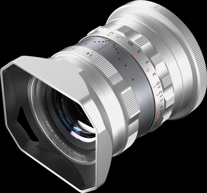 Actual product image Thypoch Full-frame Photography Lens Simera 28mm f1.4 for Nikon Z Mount - Silver (Nikon Z, full size)