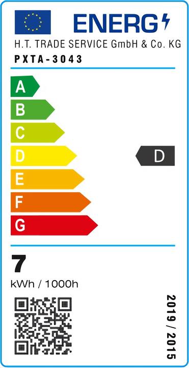 Energy Label Lux.Pro Hartlepool (830 lm)