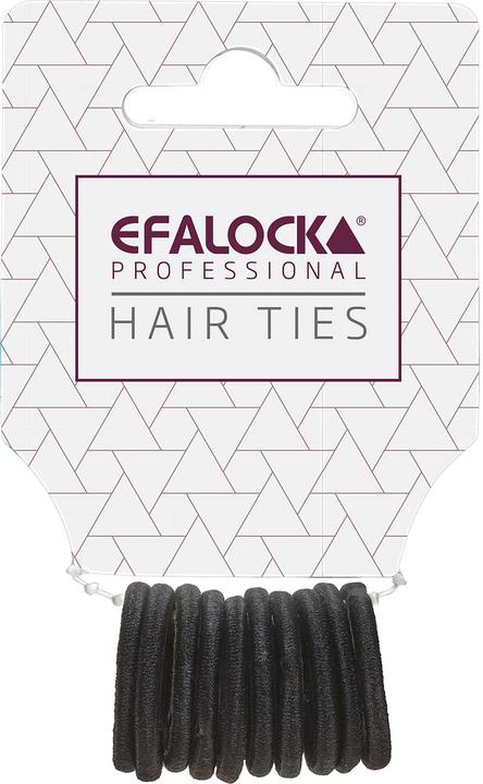 Efalock hair elastic mini black 10pcs