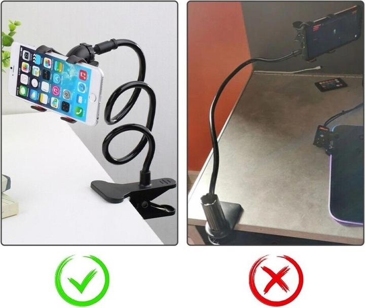 Actual product image Screenguard Smartphone Mobile Phone Gooseneck Holder