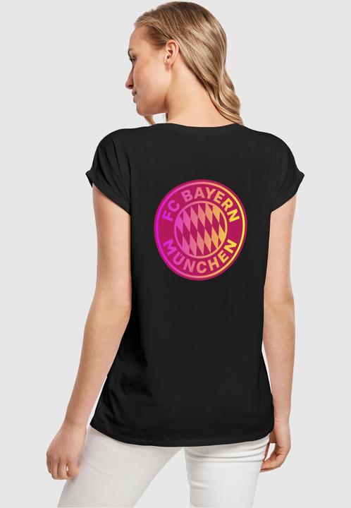 Actual product image FC Bayern München Ladies Mia San Mia Colour Extended Shoulder Tee - 115819 (XL)