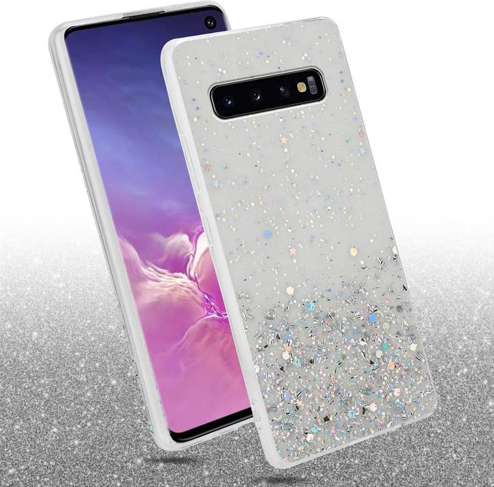 Image du produit Cadorabo Couverture TPU paillettes scintillantes (Samsung Galaxy S10+)