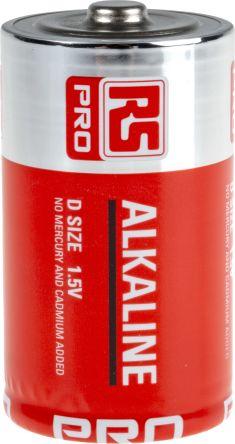 Actual product image Rs Pro 1.5V Alkaline D Batteries (20 pcs., D, 16000 mAh)