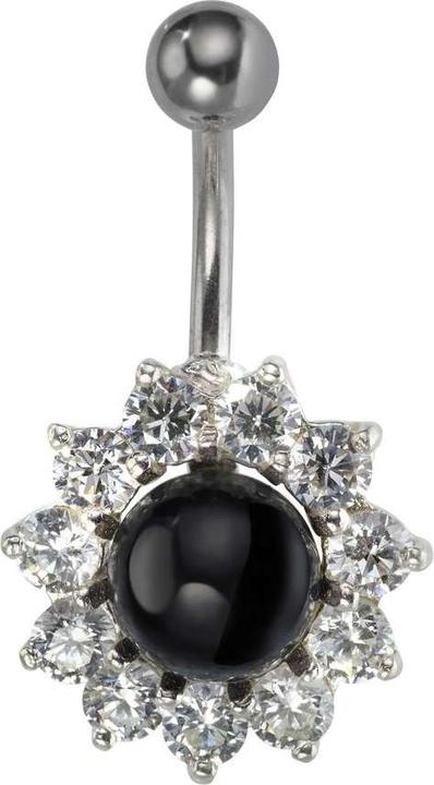Bijouteria Bauchpiercing (Edelstahl, Silber 925, Synthetische Perle, Kristall)