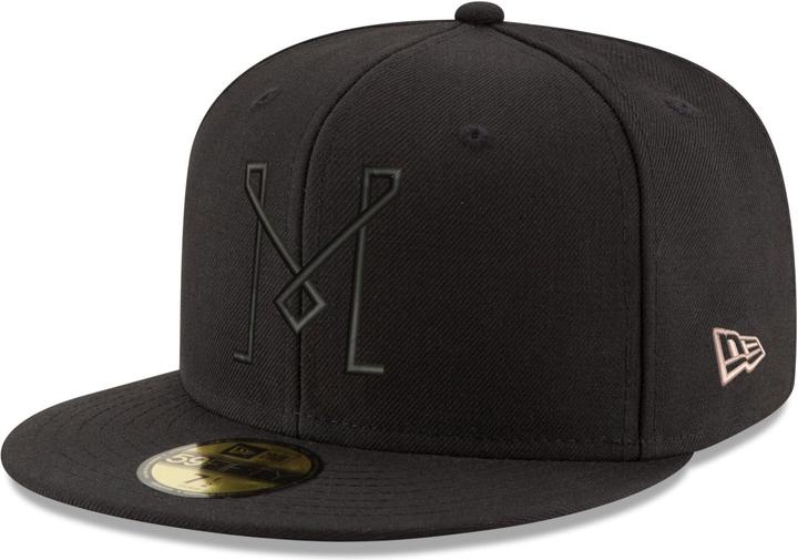 Actual product image New Era 59Fifty Fitted Cap - BLACK MLS Inter Miami - 7 1/8 (7 1/8)