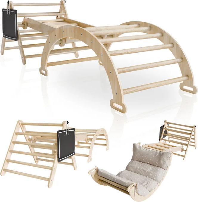 Immagine prodotto Juskys Kletterdreieck Movario Indoor-Klettergerüst