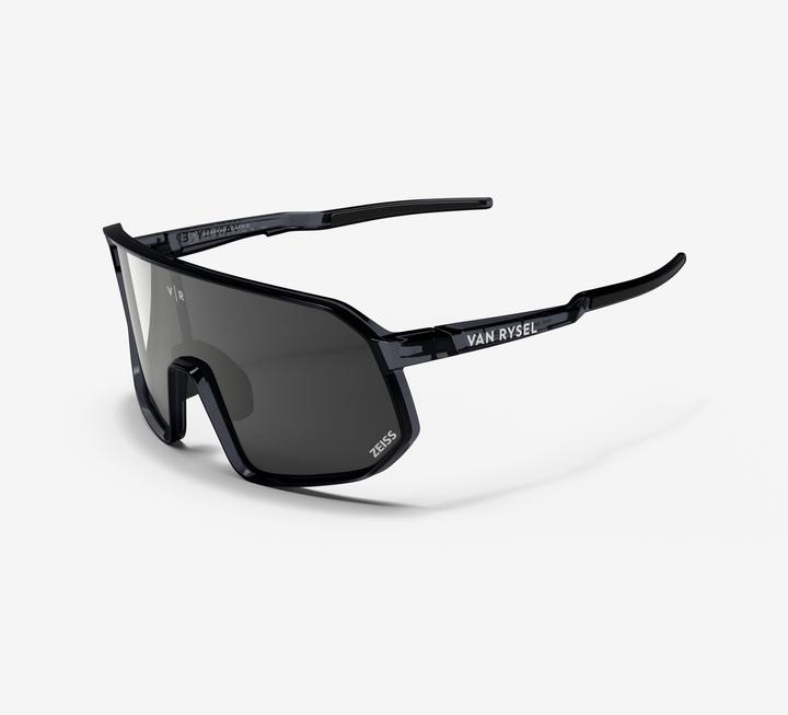 Van rysel Fahrradbrille RR 900 Perf Zeissgläser grau/durchscheinend (Grey, Black translucent, Zeiss lenses grey)