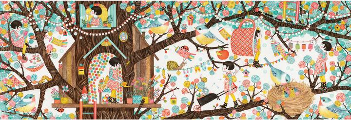 Actual product image Djeco The tree house (200 pieces)