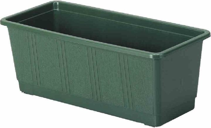 Produktbild Geli Blumenkasten Standard, eckig, 40x17,5x14,5 cm, aus Kunststoff in grün (175 cm)