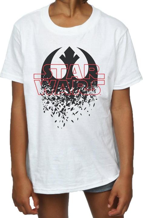Produktbild Star Wars The Last Jedi Shattered Emblem TShirt Mädchen (152, 158)