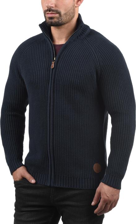 Immagine prodotto Solid Xenos Cardigan Giacca In Maglia Grossa Maglieria Da Uomo Con Collo Alto In Cotone 100% (XXL)