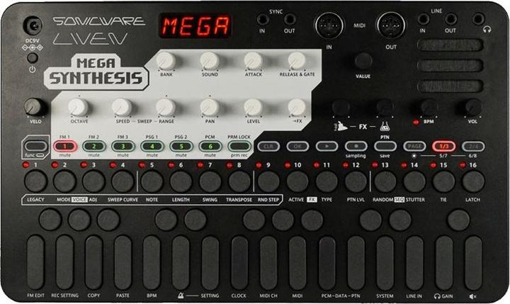 Sonicware LIVEN Mega Synthesis - Synthesiser