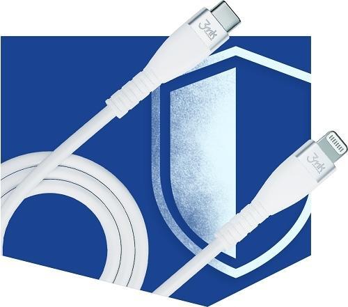 Image du produit 3MK Câble USB Hyper Silicone Cable Lightning 20W 1m (1 m, USB 3.2 Gen 1, 20 W)