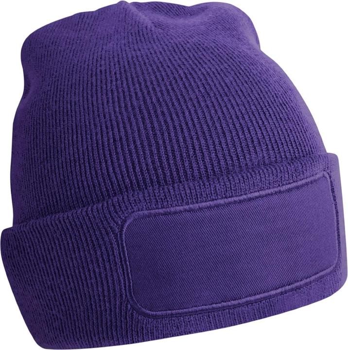 Actual product image Beechfield Unisex Adult Patch Beanie