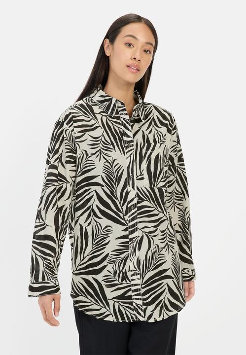 Immagine prodotto Camel Active Hemdbluse mit Blumenprint aus Baumwolle (XXL)
